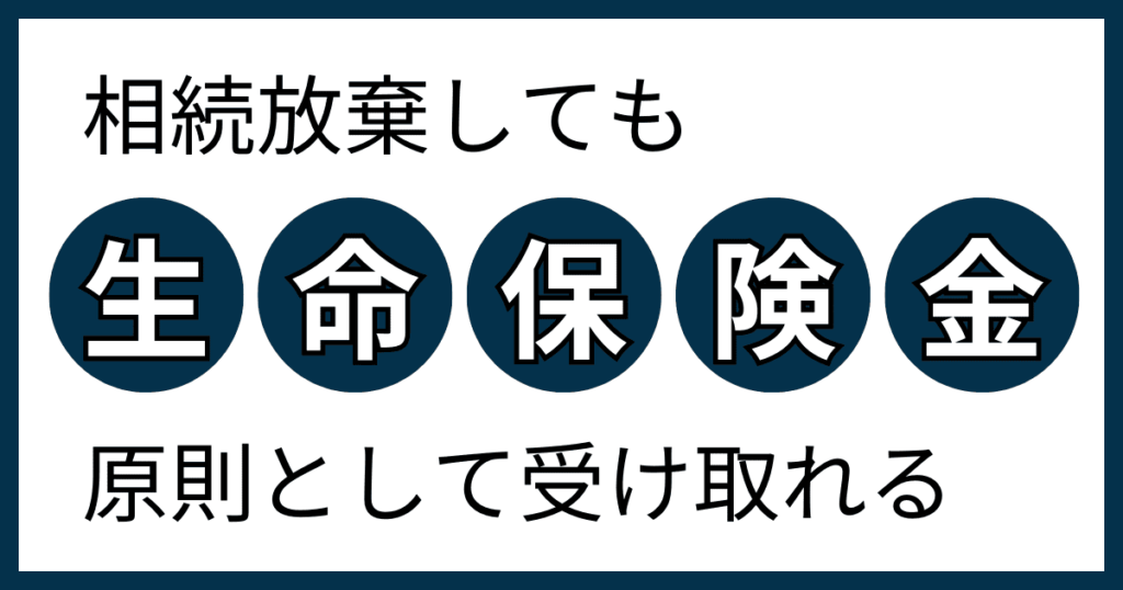 相続放棄と生命保険金